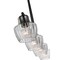 Nuvo Destin 4-Light Island Pendant, E26 60W, Black And Silver Accent, Clear Ribbed 60/7704 - alternate 7